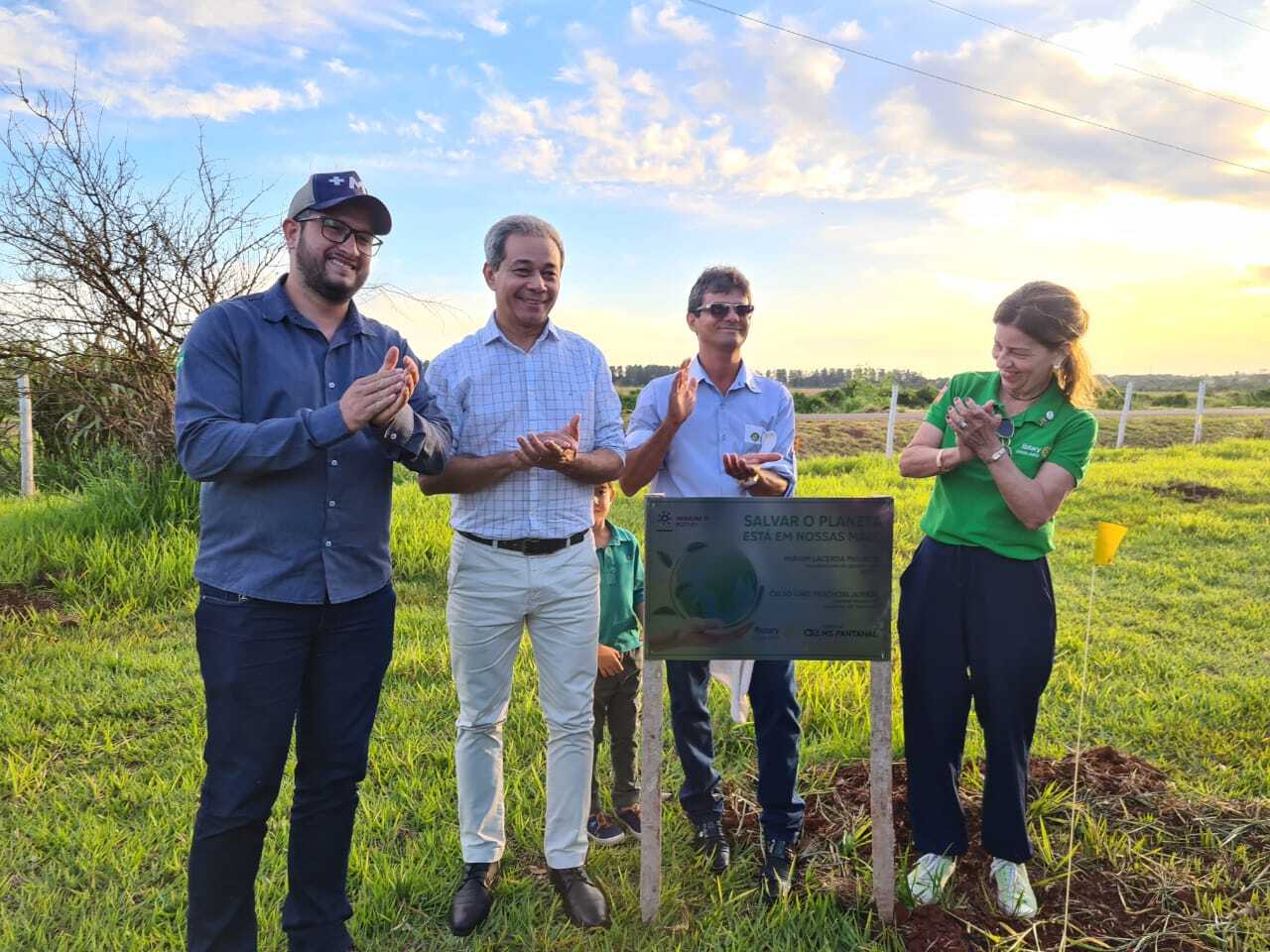 Rotary Club e MS Pantanal lançam projeto de reflorestamento em Dourados