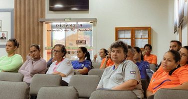 Capacitação sobre uso correto da rede de esgoto mobiliza agentes de saúde em Batayporã